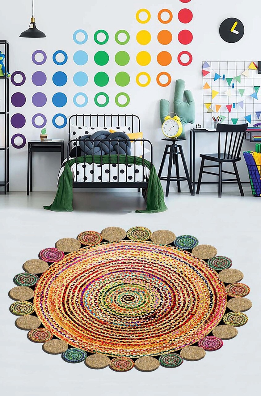 Covor pentru copii, HMNT933, Multicolor - imagine 5